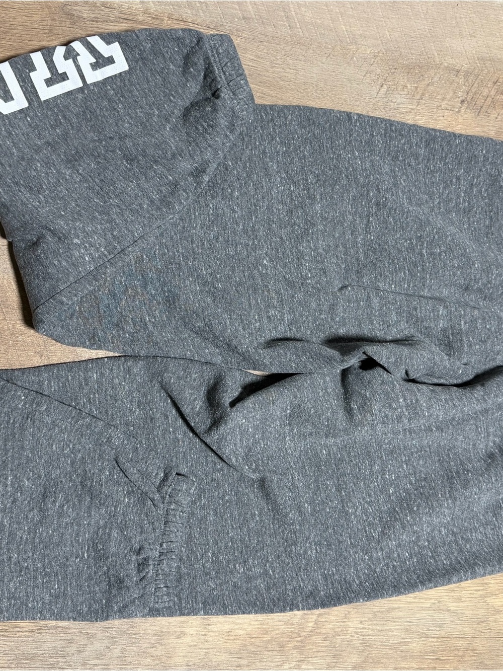 Victoria’s Secret PINK Gray Logo Boyfriend Sweatpants Joggers | Medium - Picture 3 of 3